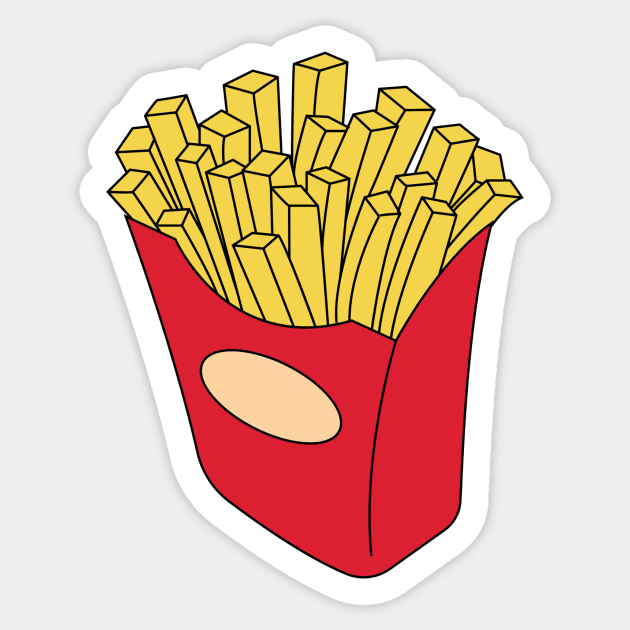 French Fries. Sticker by MoreArt15